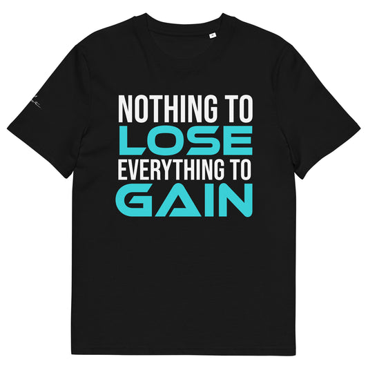 Camiseta con frase Nothing to lose, mensaje de libertad personal y empoderamiento sin miedo
