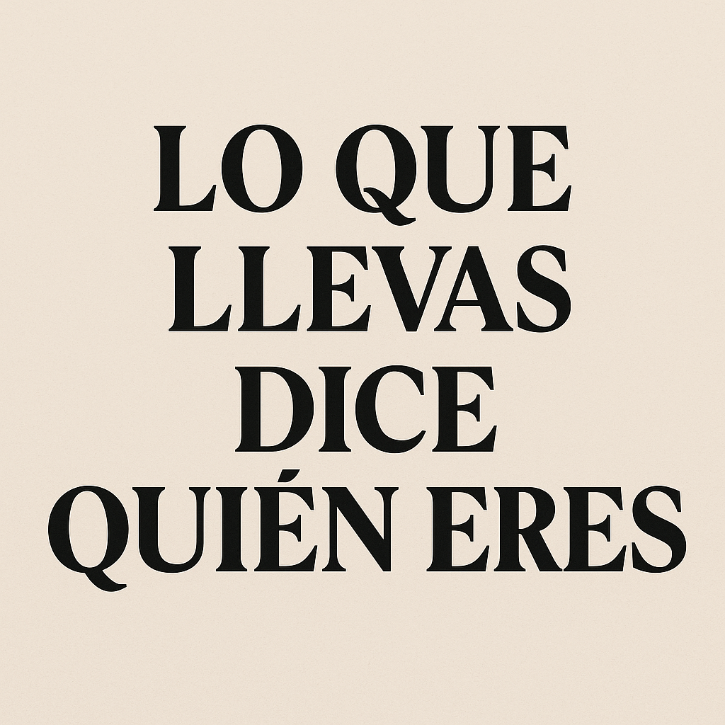 Ropa con Mensaje: Cuando lo que llevas dice Quién Eres